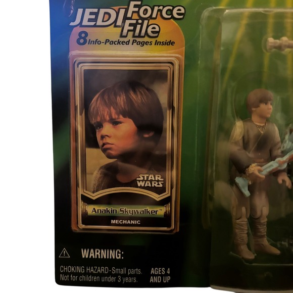 Star Wars Power of the Jedi Anakin Skywalker Mechanic Action Figure New - Picture 9 of 16